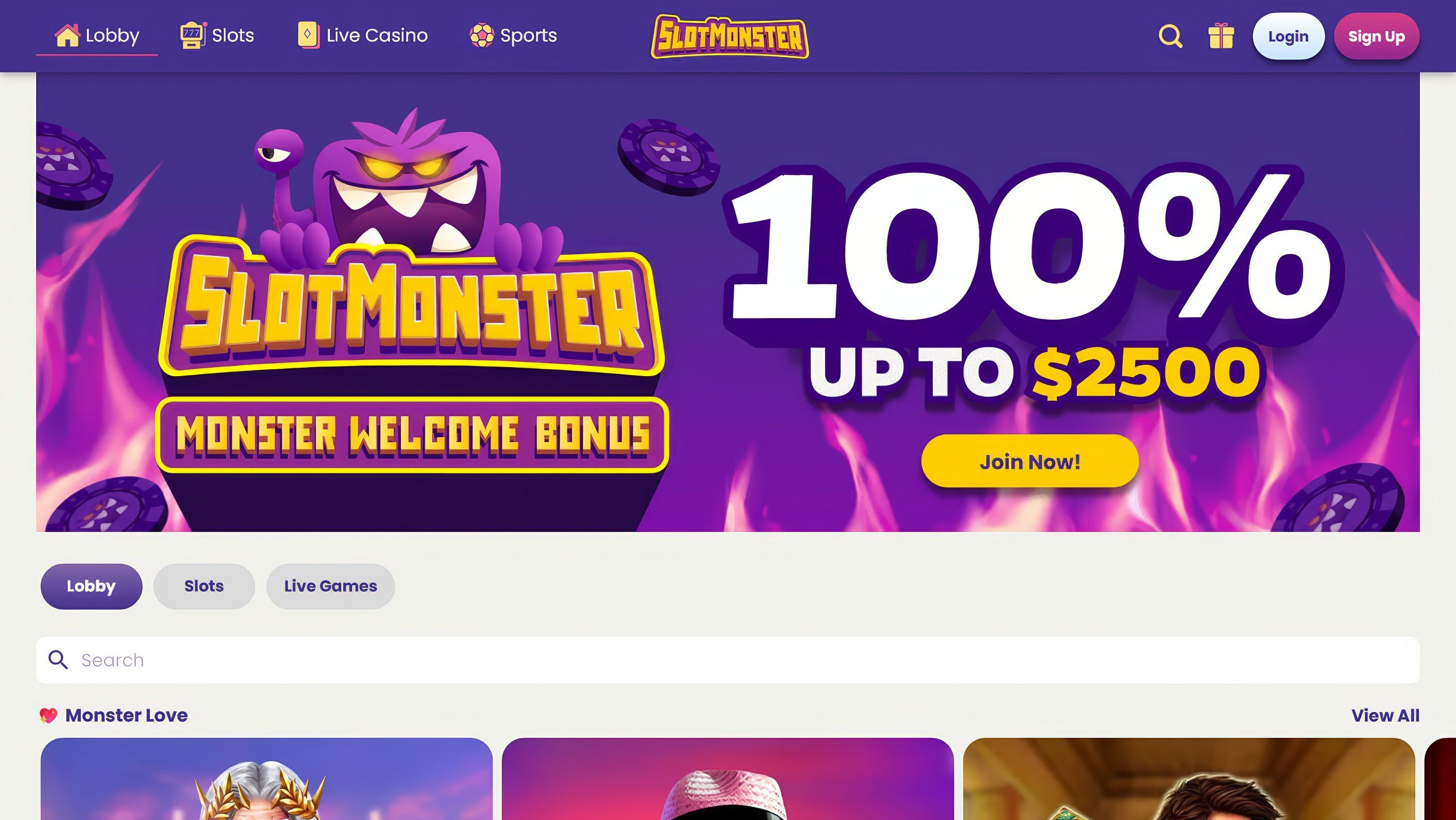 SlotMonster desktop screenshot 1